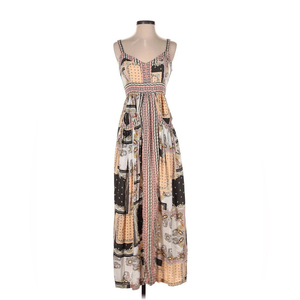 Matilda Jane Adventure Begins Paisley Patchwork Indie Maxi Boho Dress